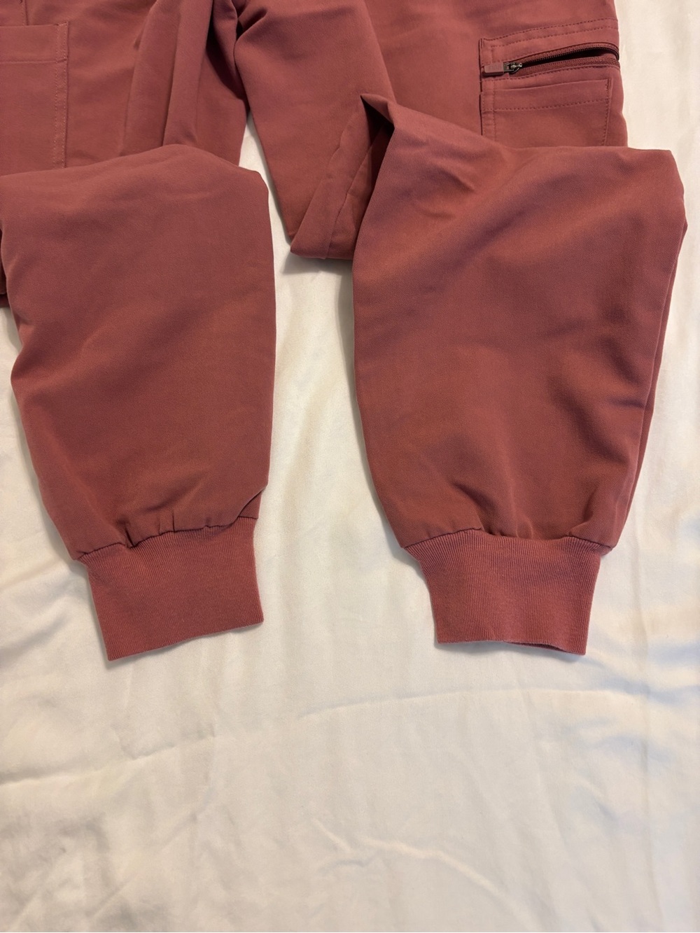 Figs Mauve Pink Uman Relaxed Jogger Scrub Pants XS petite - Picture 5 of 8